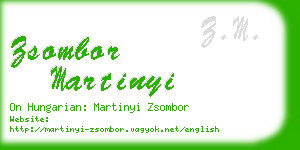 zsombor martinyi business card